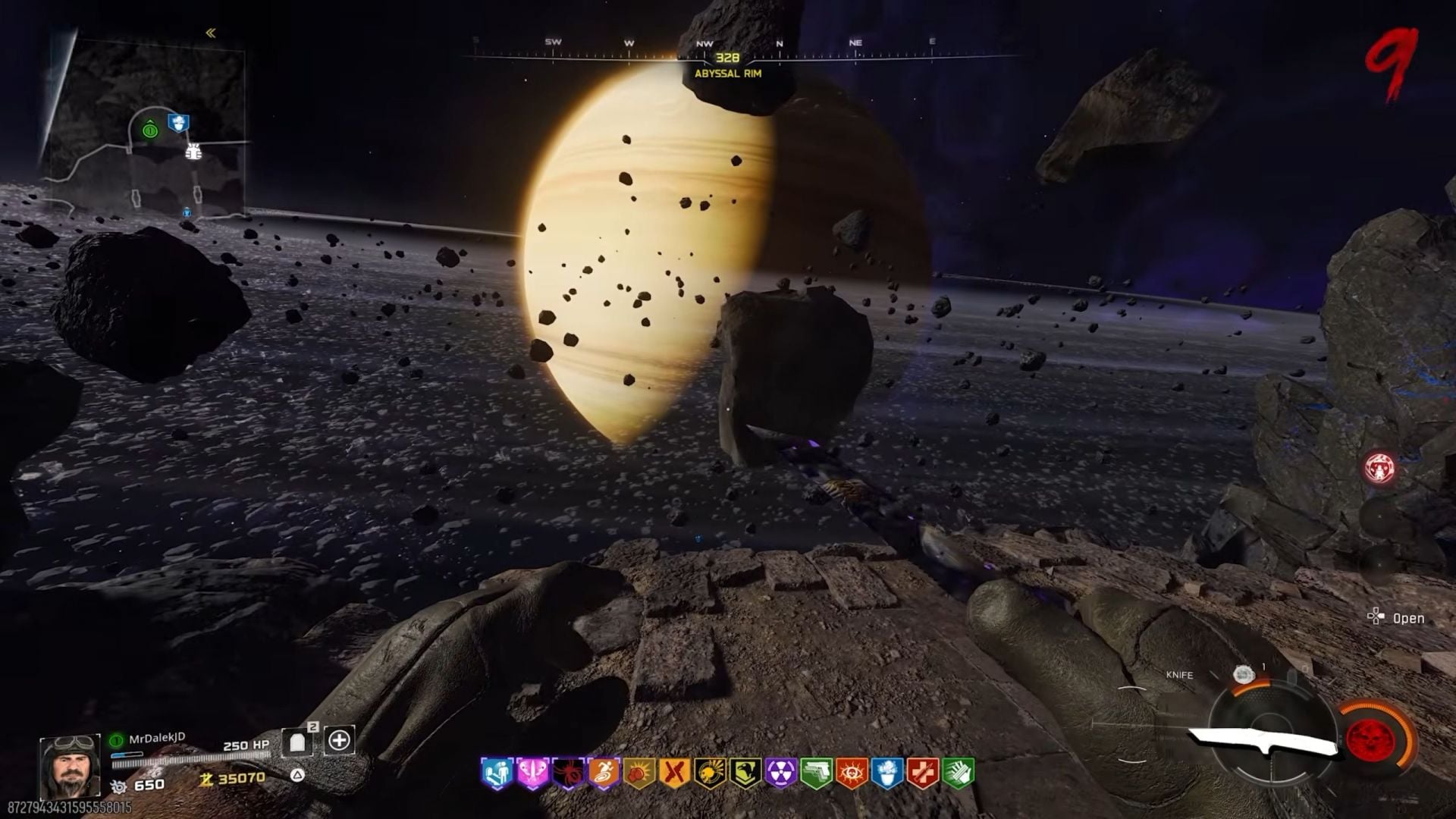 Jump off to grab DG-2 (Image via Activision || YouTube/@MrDalekJD)