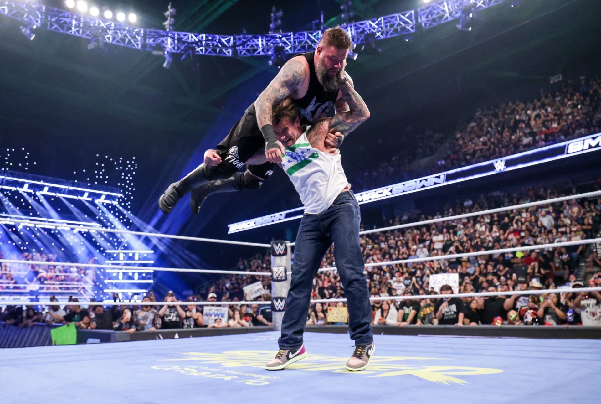 4 Consequences CM Punk could face after disrupting the Undisputed WWE Championship match on SmackDown
