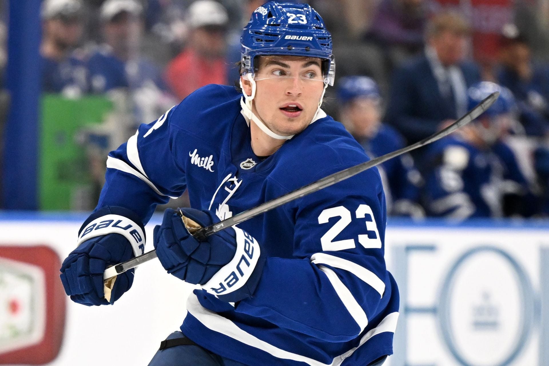 WATCH: Matthew Knies' immediate reaction to being traded to the Blue Jackets