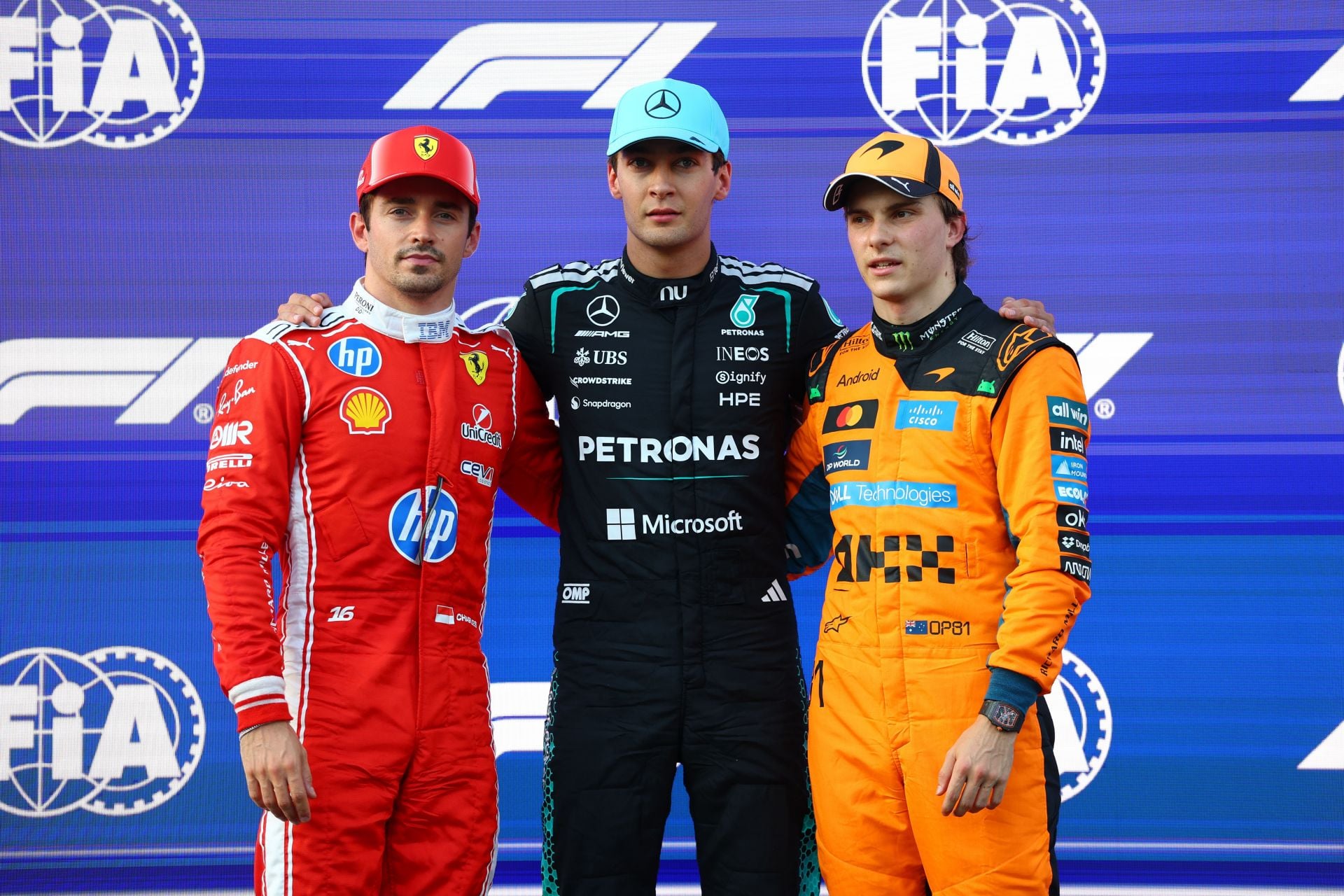 2026 F1 Azerbaijan GP: The starting lineup for the race  