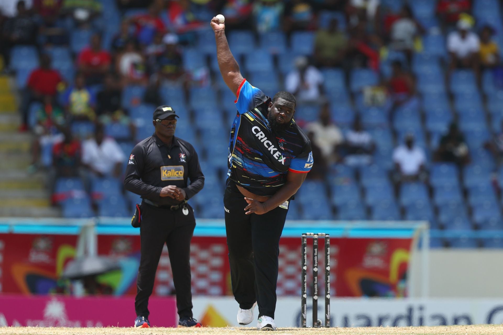 Rahkeem Cornwall takes a brilliant sharp reflex catch at slip to dismiss Kirk McKenzie for 0 in the first over of CPL 2026 Final [Watch]