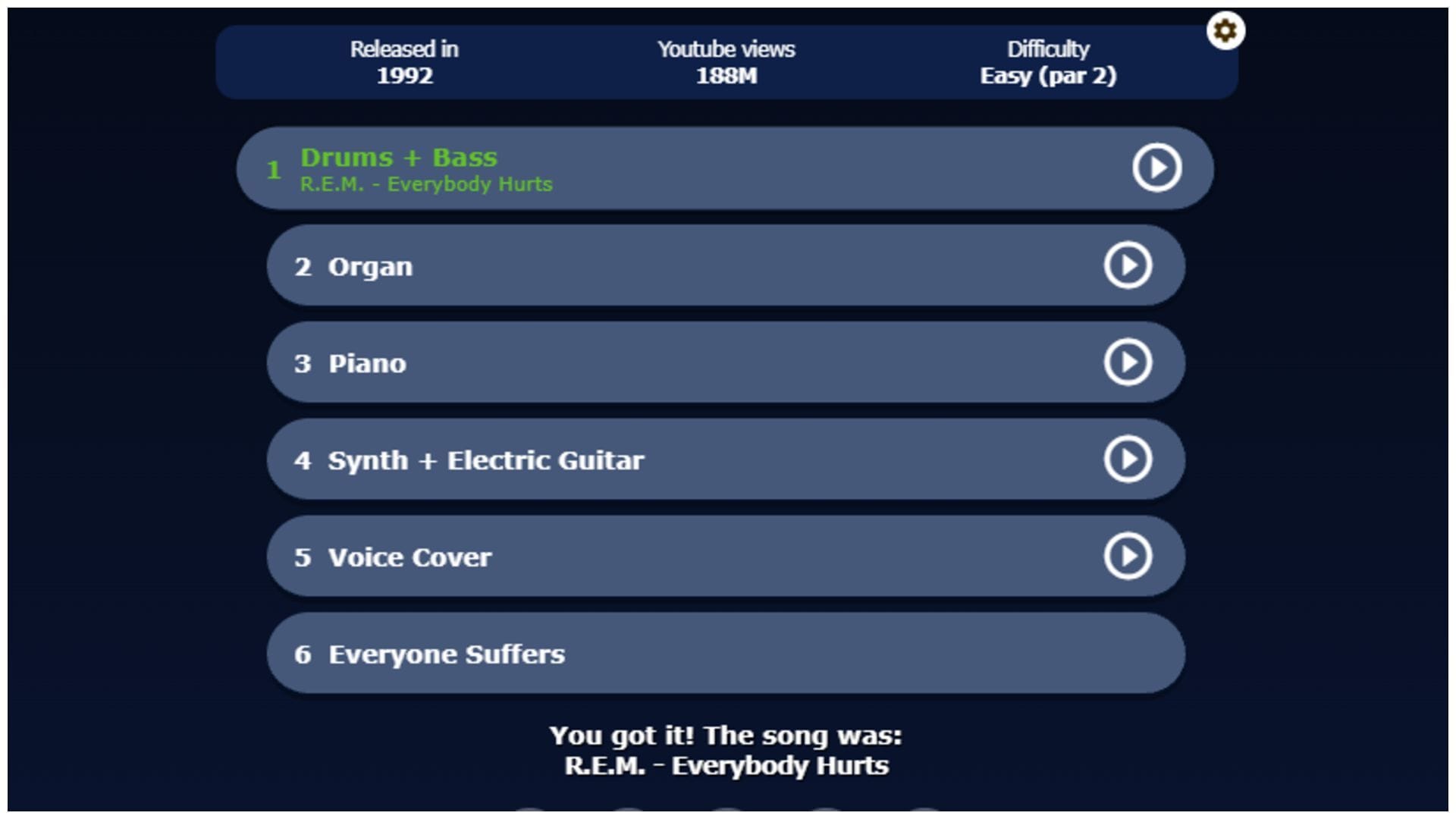 Today's September 7, 2026 Bandle answer (Image via Bandle)