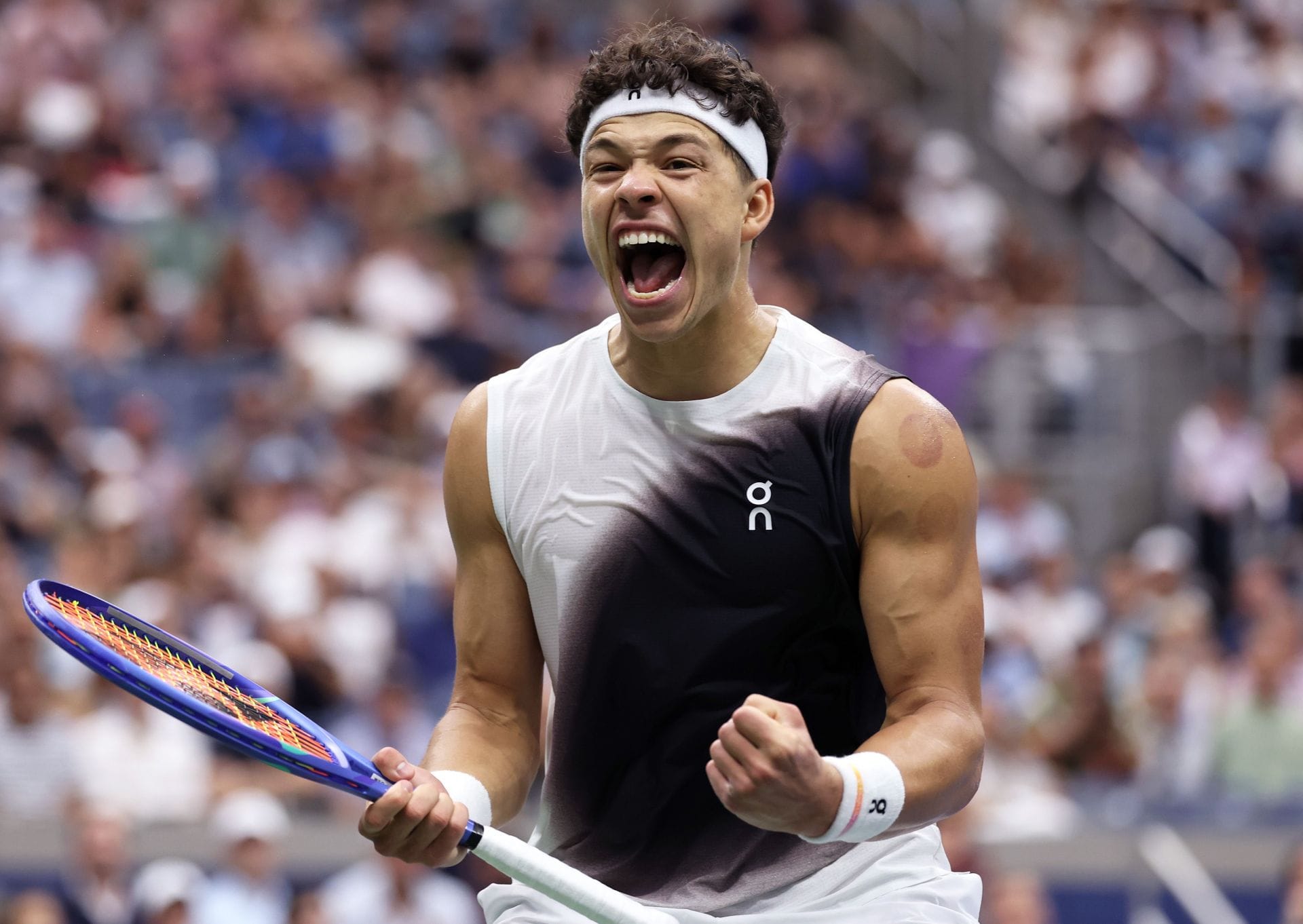 Coco Gauff's father Corey comes to Ben Shelton's defense after criticism for 'Over the top' celebration in US Open 2R
