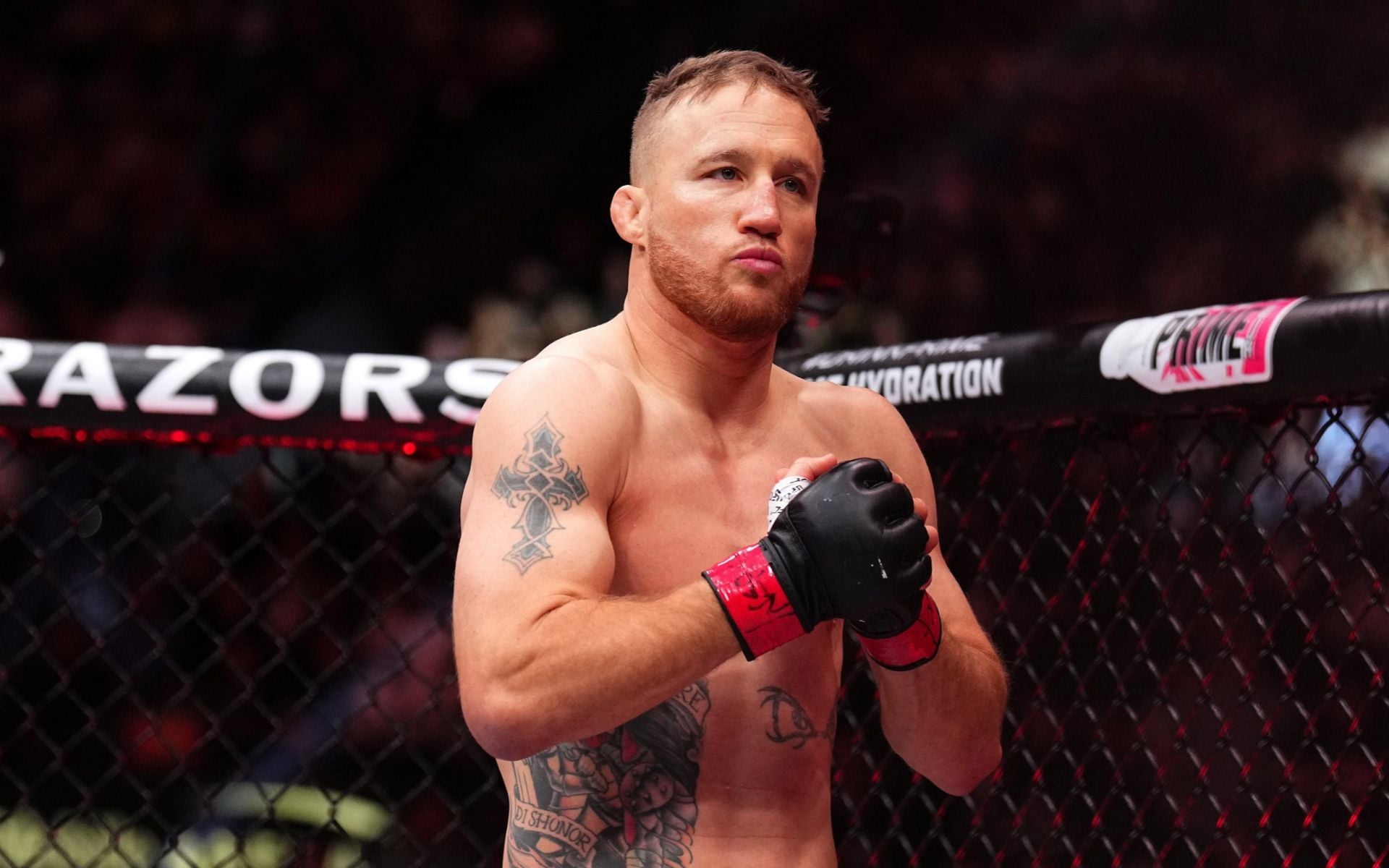 "His body was too compromised" - Justin Gaethje pushes back on narratives that Ilia Topuria quit at UFC Freedom 250