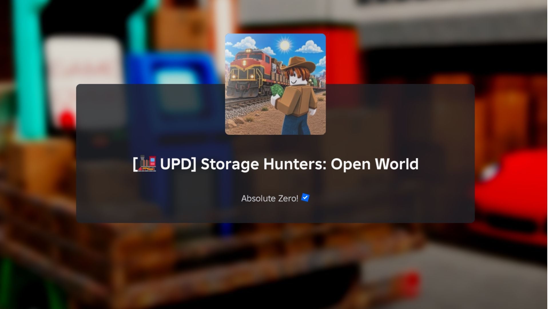 Storage Hunters: Open World Cargo Train update patch notes