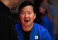 Ken Jeong convinced director Todd Phillips to let him burst out of the car trunk completely naked for shock value - Source: Imagn
