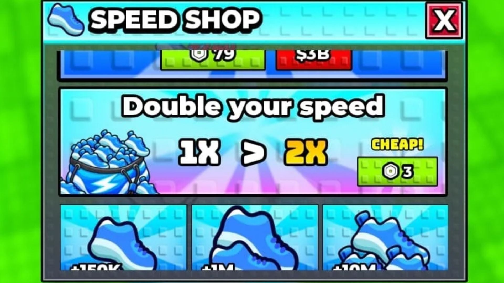 Tienda Speed Shop en Climb For Animals Eggs