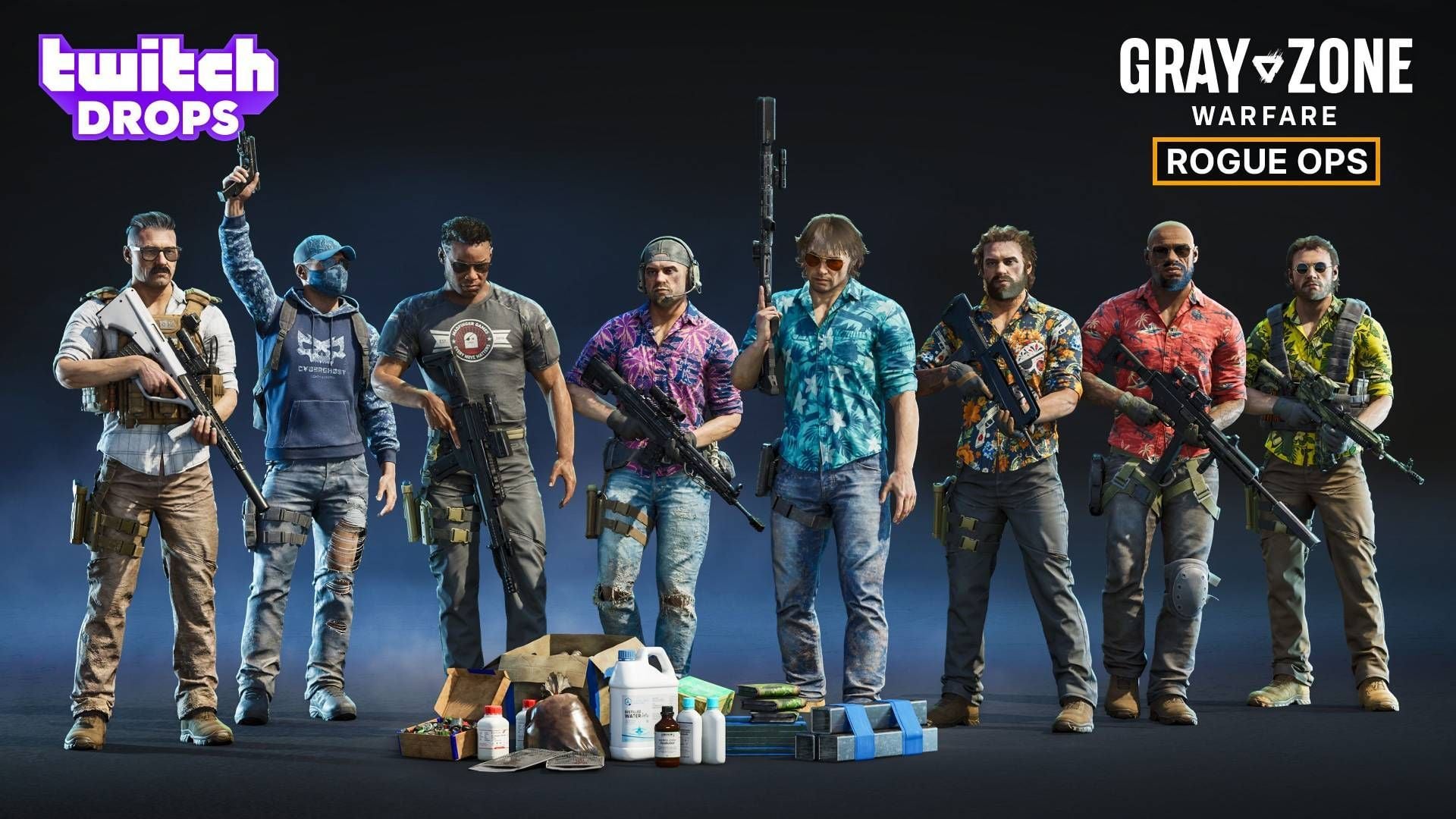 Gray Zone Warfare Twitch Drops: Rogue Ops Rewards [Guide]