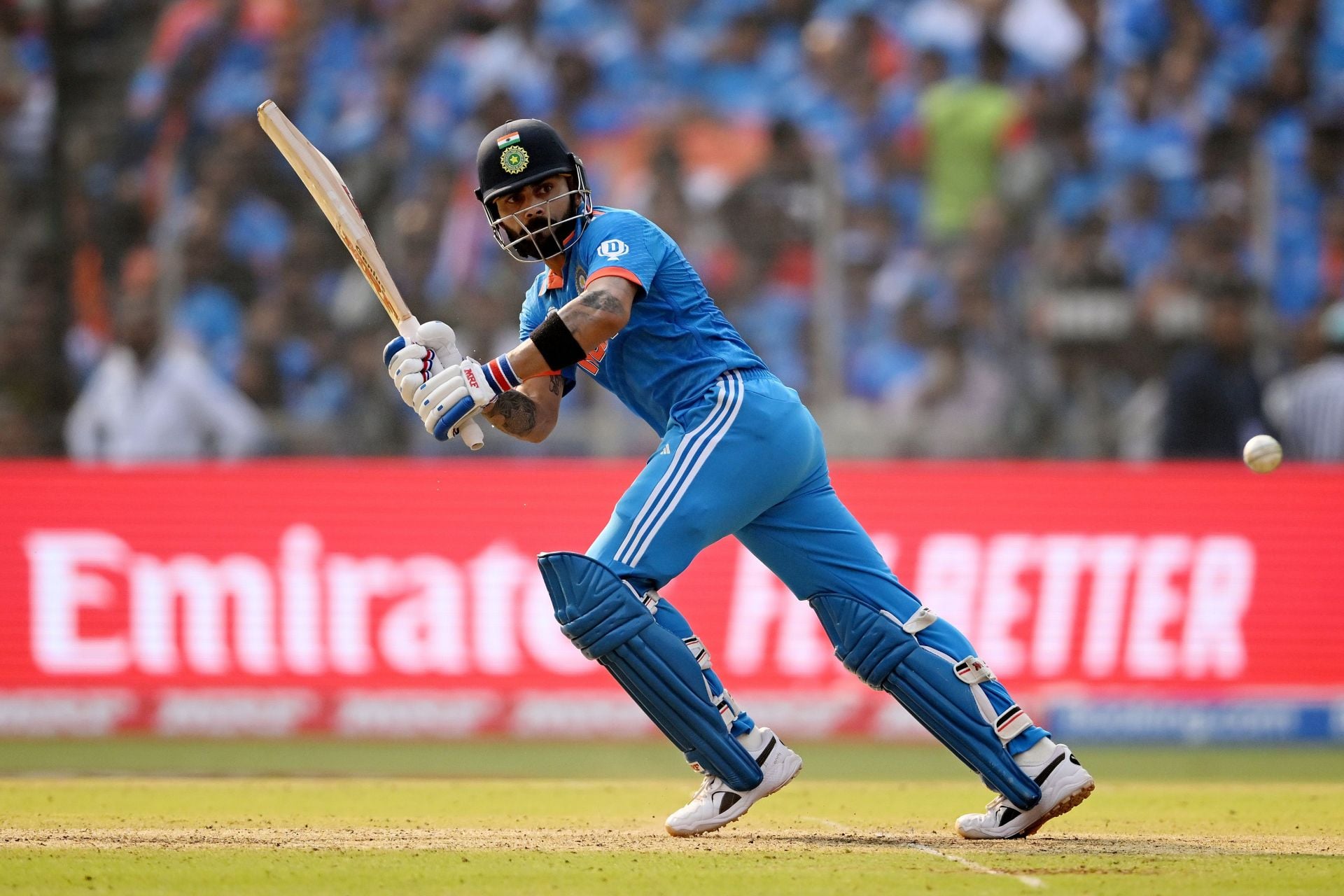 What is Virat Kohli's record in the ICC Men's Cricket World Cup?