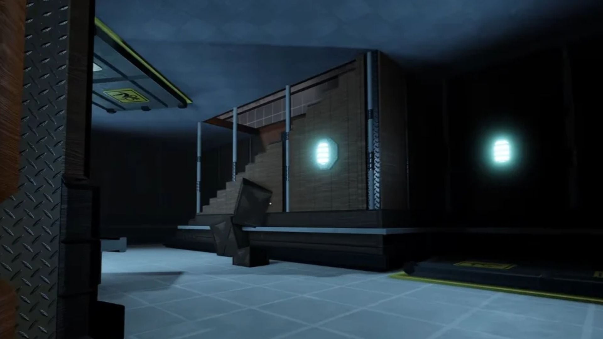 Head upstairs (Image via Roblox)