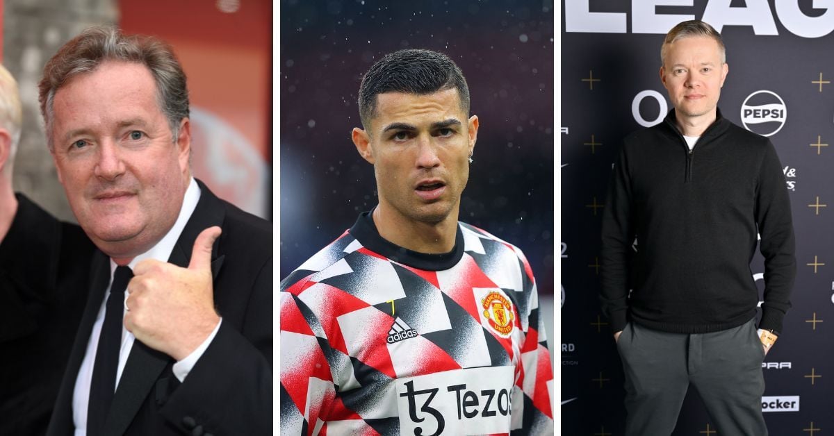 Piers Morgan slams Mark Goldbridge over hypocrisy about Cristiano Ronaldo comments after Lisandro Martinez blasts Manchester United hierarchy