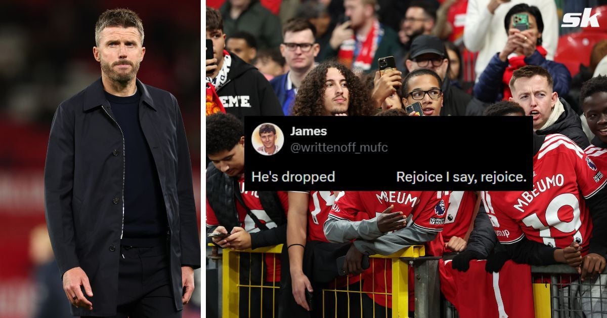 "Carrick finally decided he wants to try to win games" - Fans react as Manchester United star dropped for UCL clash against Atletico Madrid