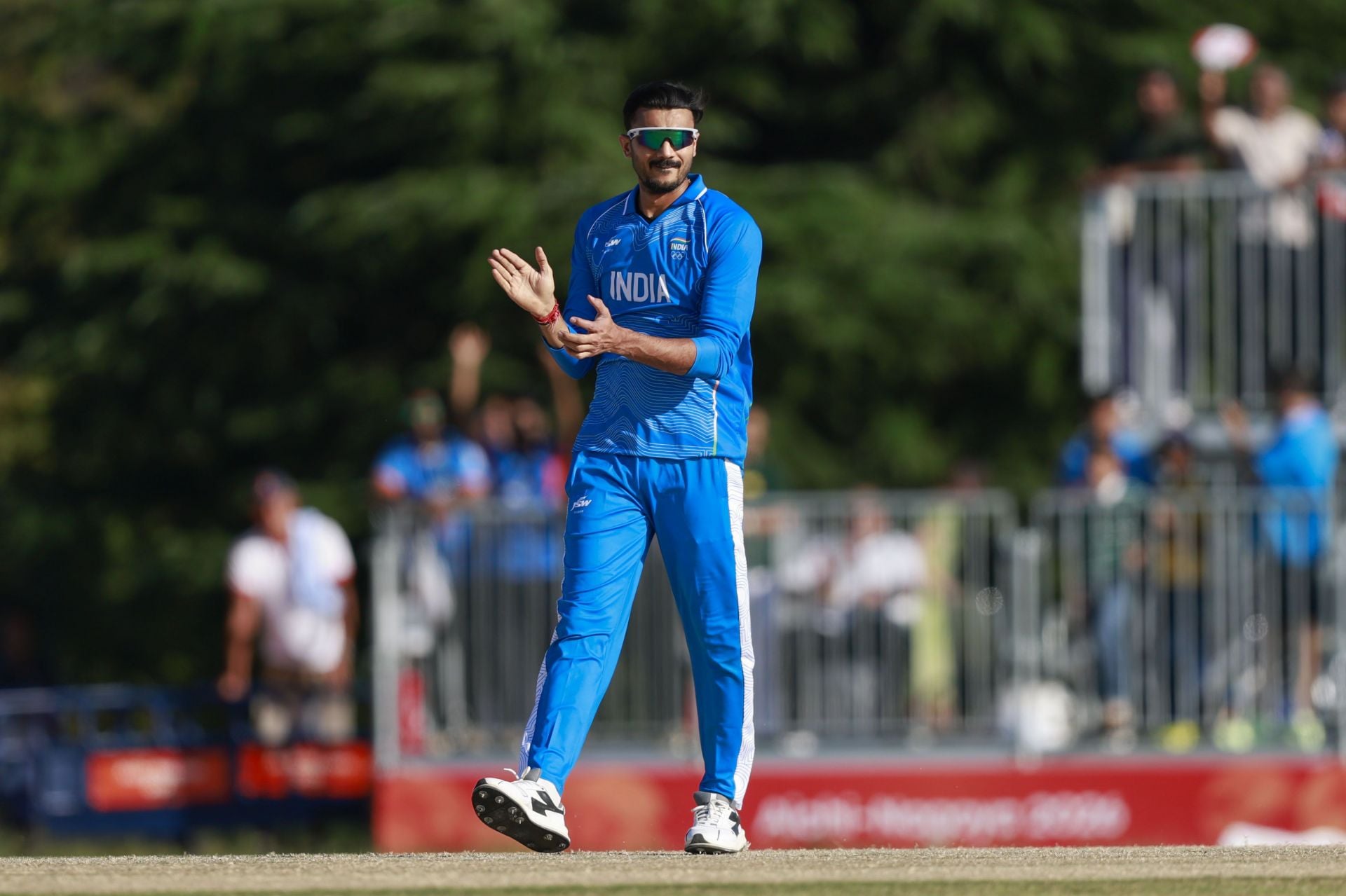 Axar Patel's double strike leaves Sri Lanka reeling at 18/5 in IND vs SL Asian Games 2026 semi-final [Watch]
