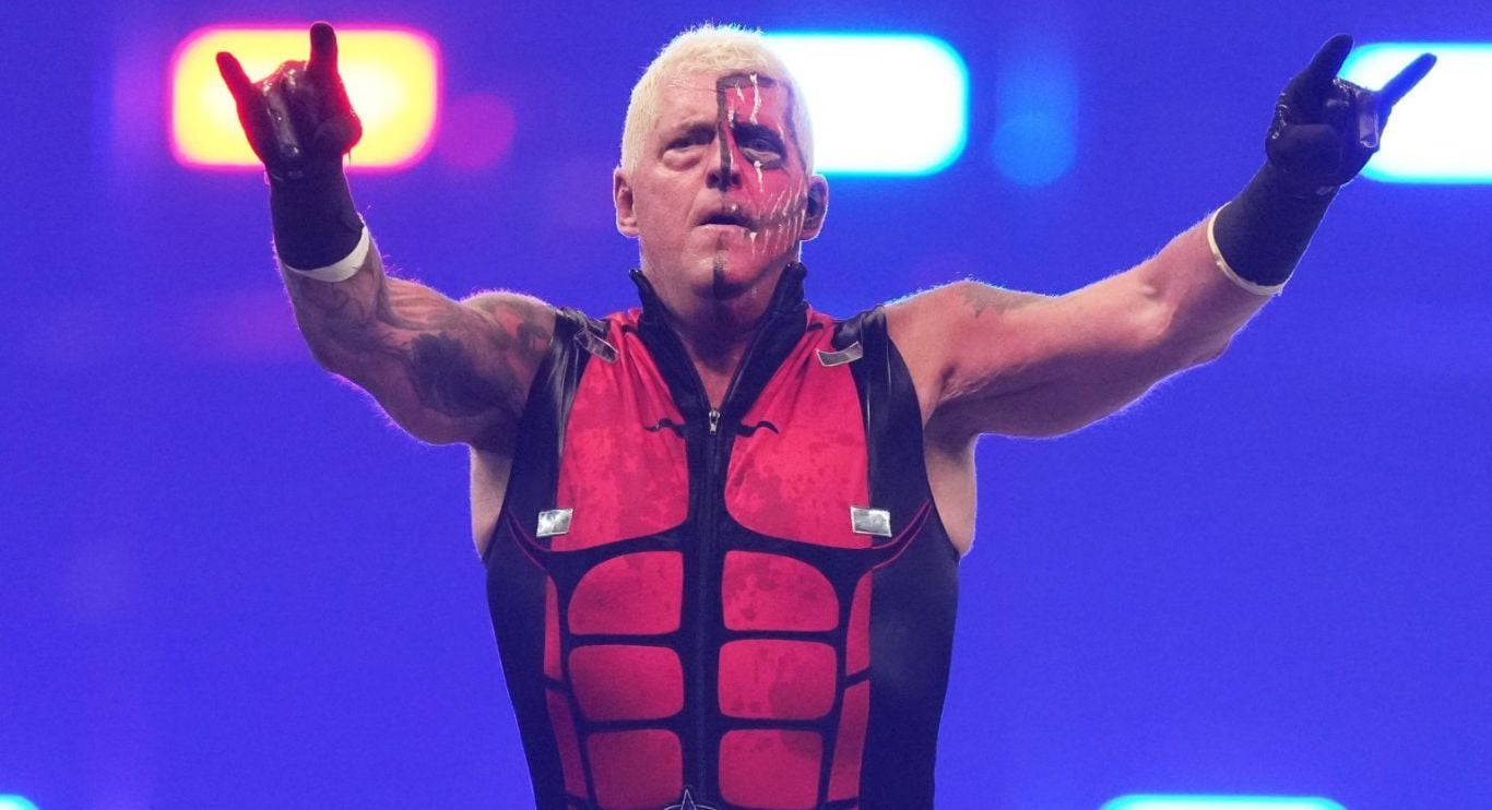 Dustin Rhodes reacts after another rising star officially leaves WWE