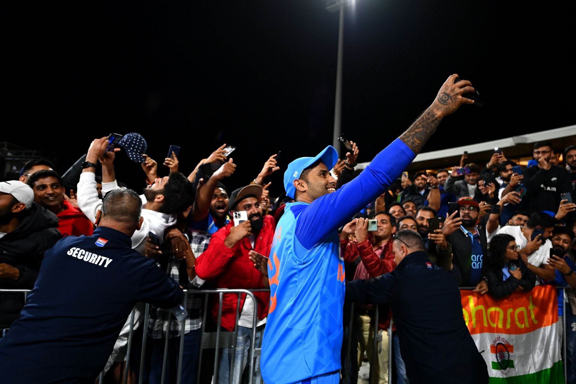 Suryakumar Yadav gets mobbed by fans amid President's Cup [Watch]