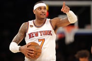 Carmelo Anthony averaged 24.7 points, 7.0 rebounds and 3.2 assists for the Knicks- Source: Imagn