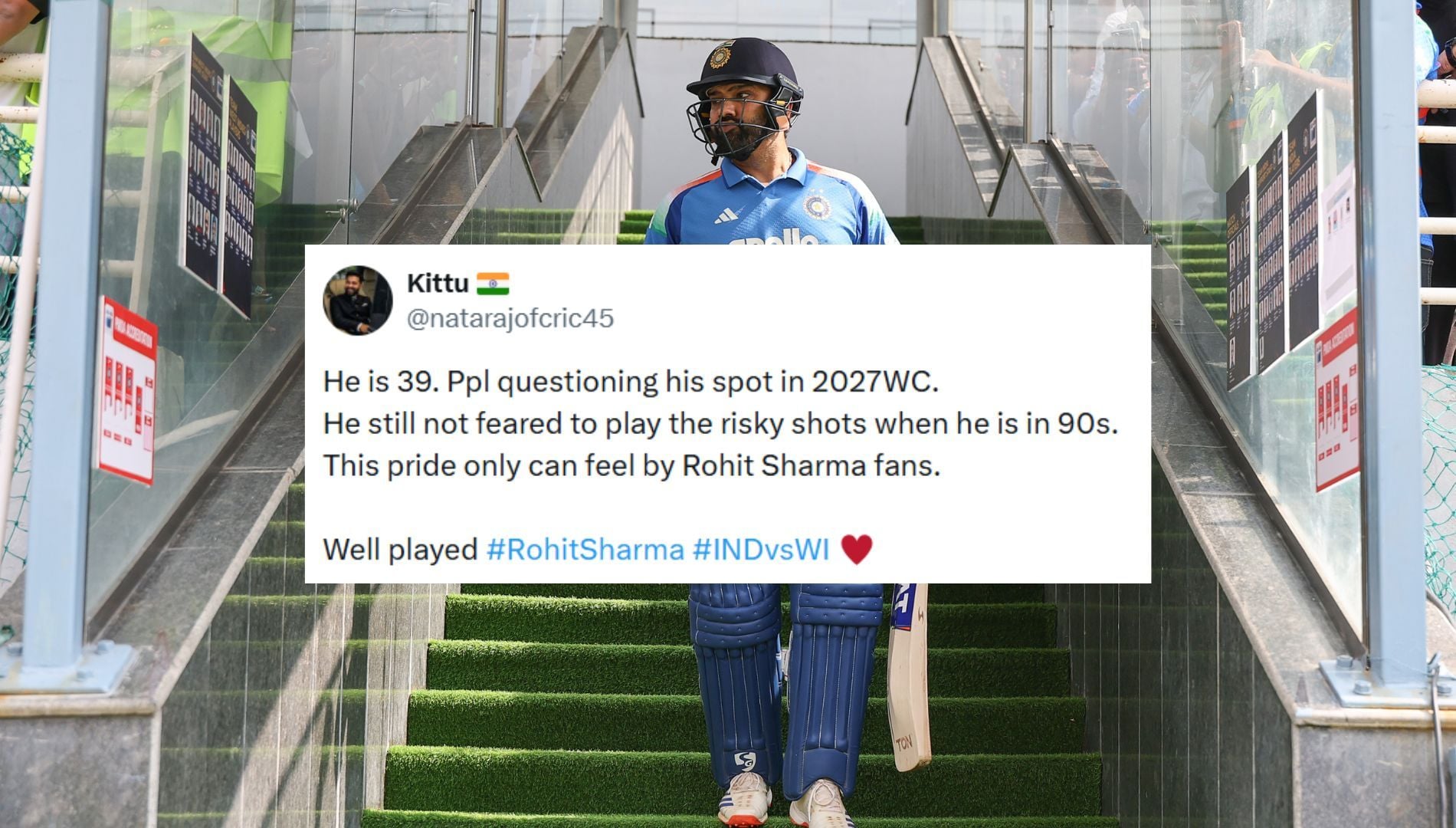 "Brought back 2019 vibes" - Fans react to Rohit Sharma's defiant 85-ball 92 in IND vs WI 2026 3rd ODI