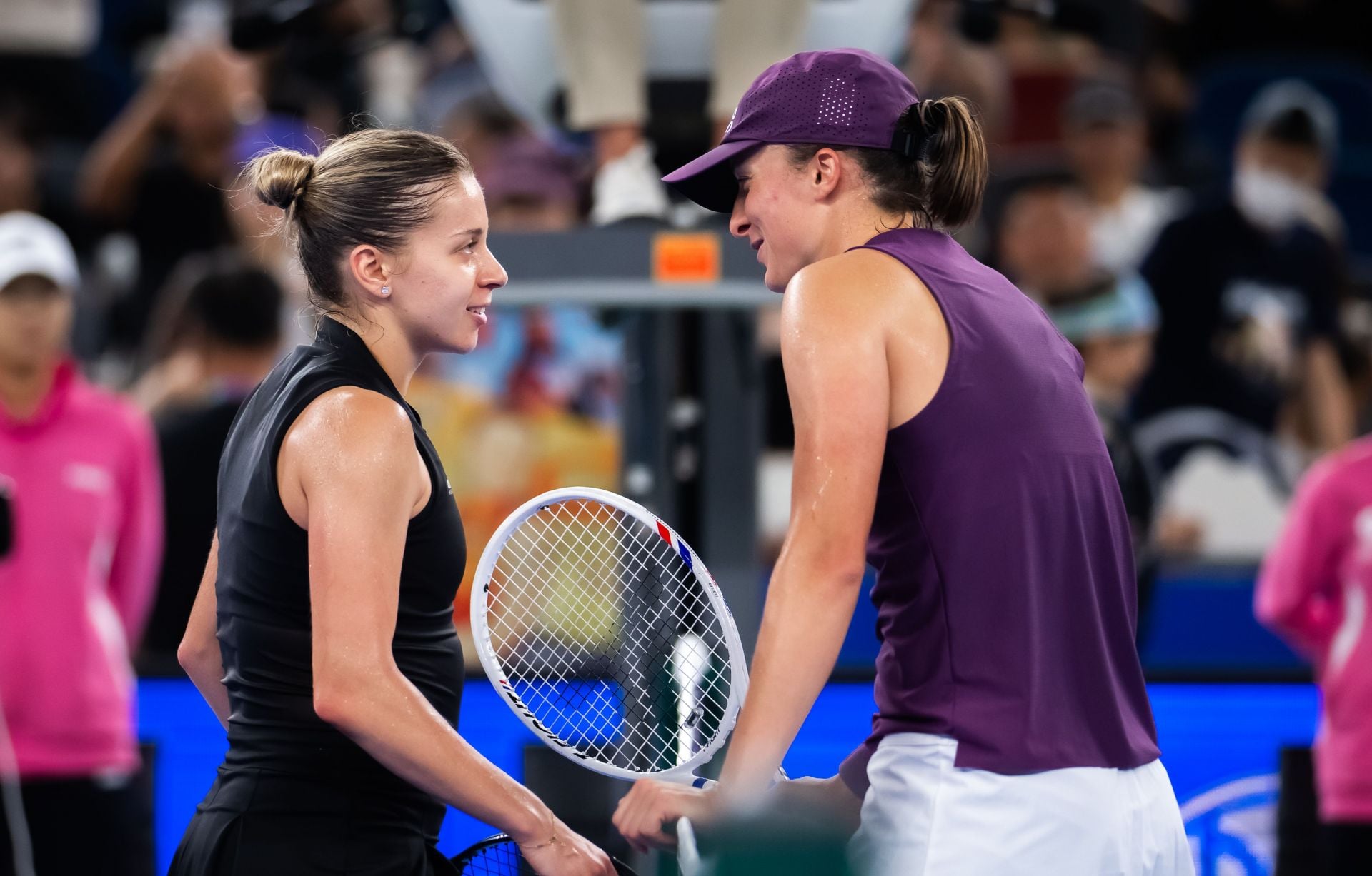 "I'm going to kill you" - Maja Chwalinska reveals Iga Swiatek's playful threat over WTA Finals qualification after Wuhan heartbreak