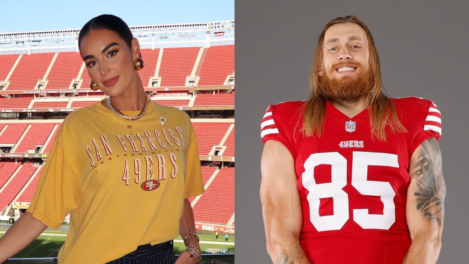George Kittle's wife Claire teases "insane" bikini fits in Spain ahead of SI Swimsuit 2027 magazine release