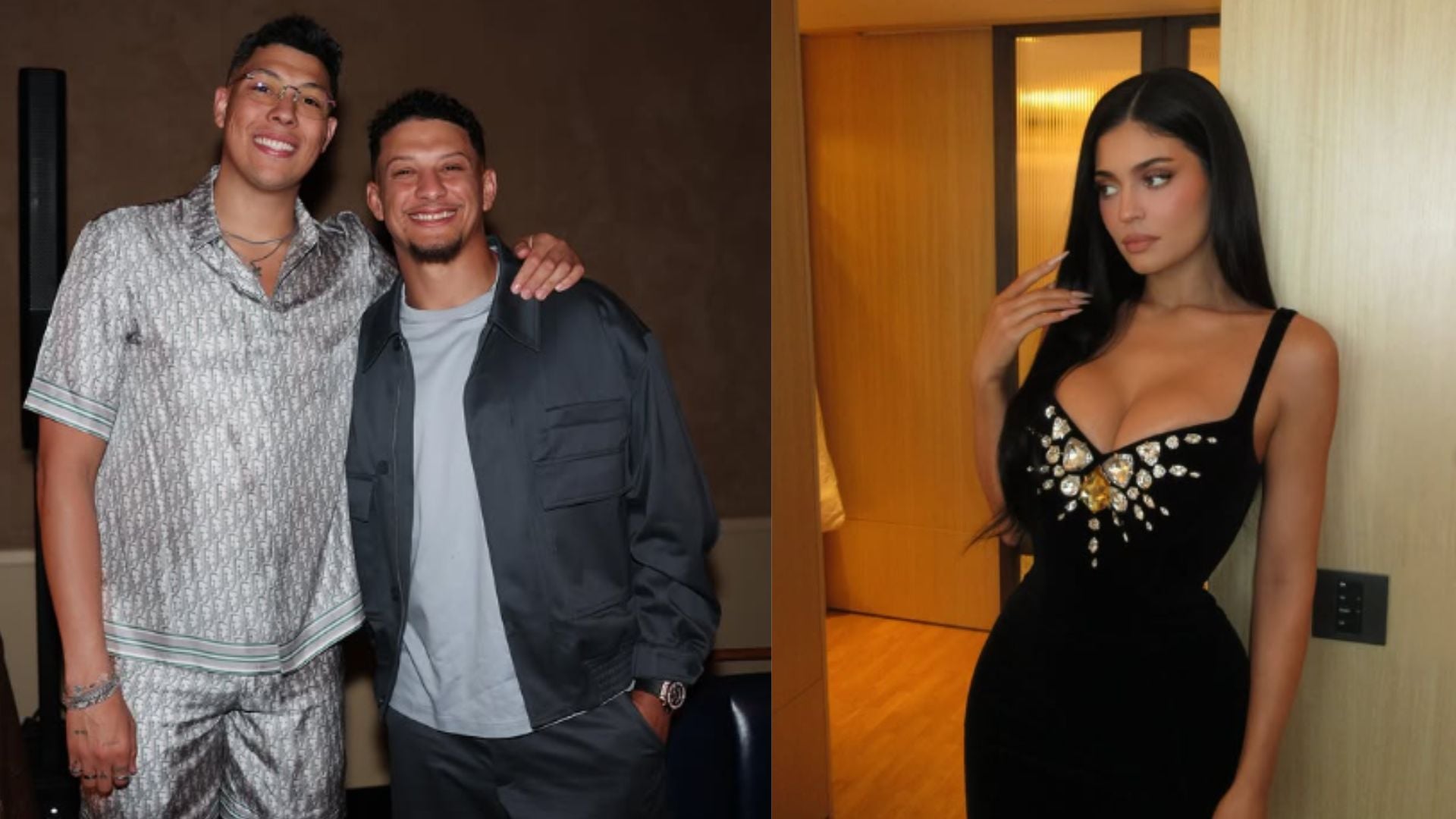 Patrick Mahomes' brother Jackson reacts to Kylie Jenner’s jaw-dropping $50 million Victoria’s Secret Fantasy Bra debut