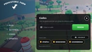 The code redemption box (Image via Roblox)