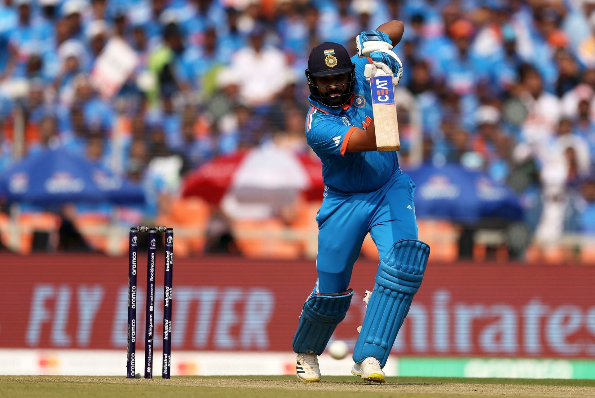 What is Rohit Sharma's record in the ICC Men's Cricket World Cup?