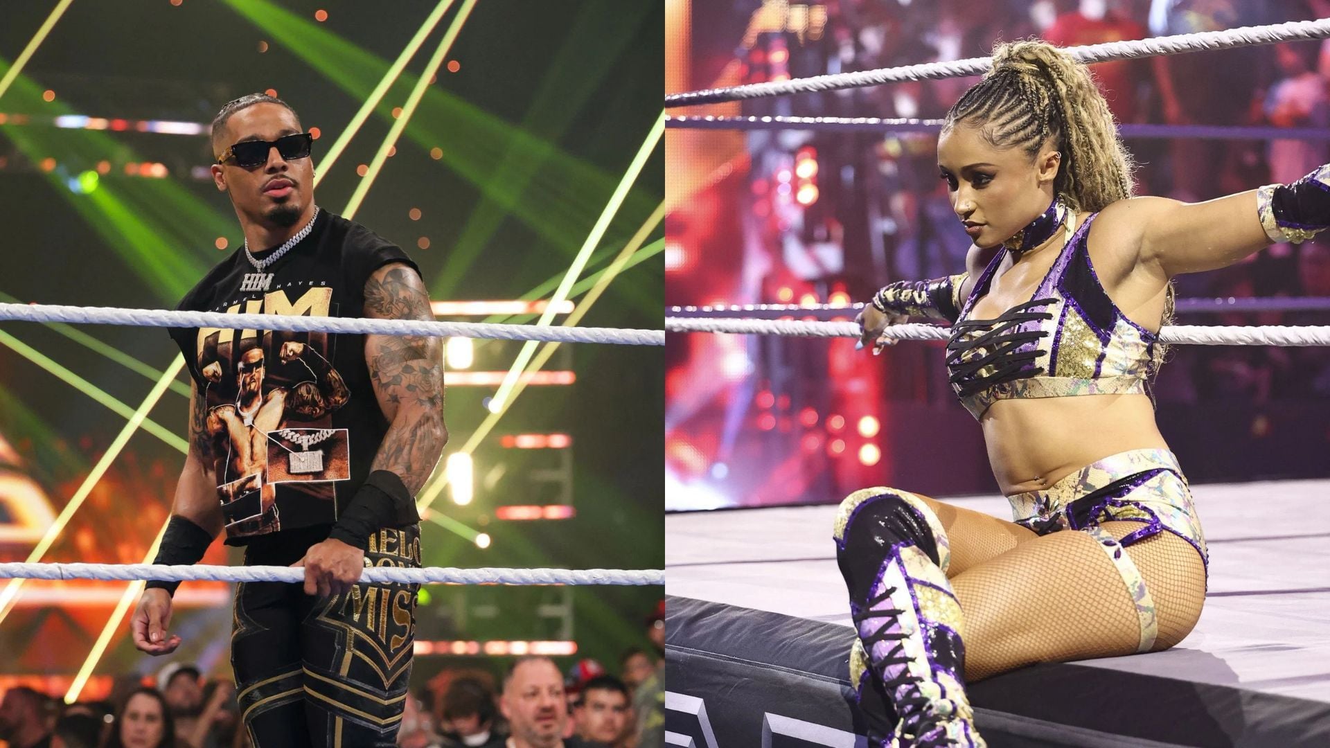 Congratulations to WWE stars Carmelo Hayes & Kelani Jordan