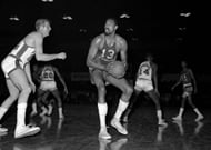 Wilt Chamberlain averaged 27.6 points, 23.9 rebounds and 6.8 assists for the 76ers- Source: Imagn