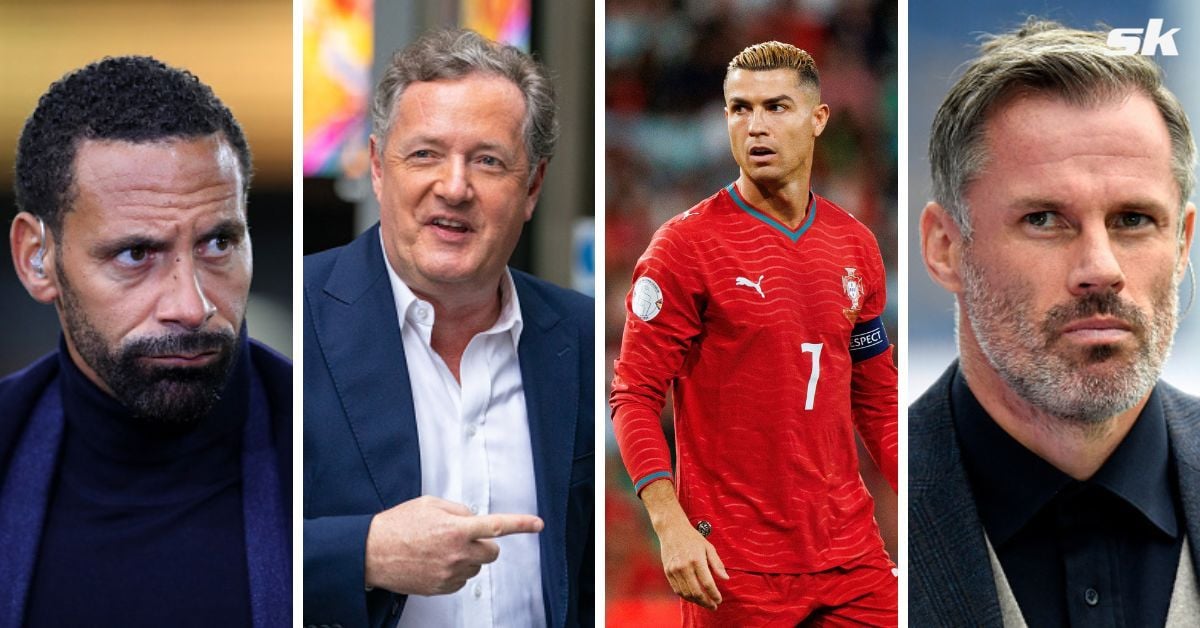 "You can't defend the indefensible" - Jamie Carragher calls out Piers Morgan and Rio Ferdinand for pandering to Cristiano Ronaldo