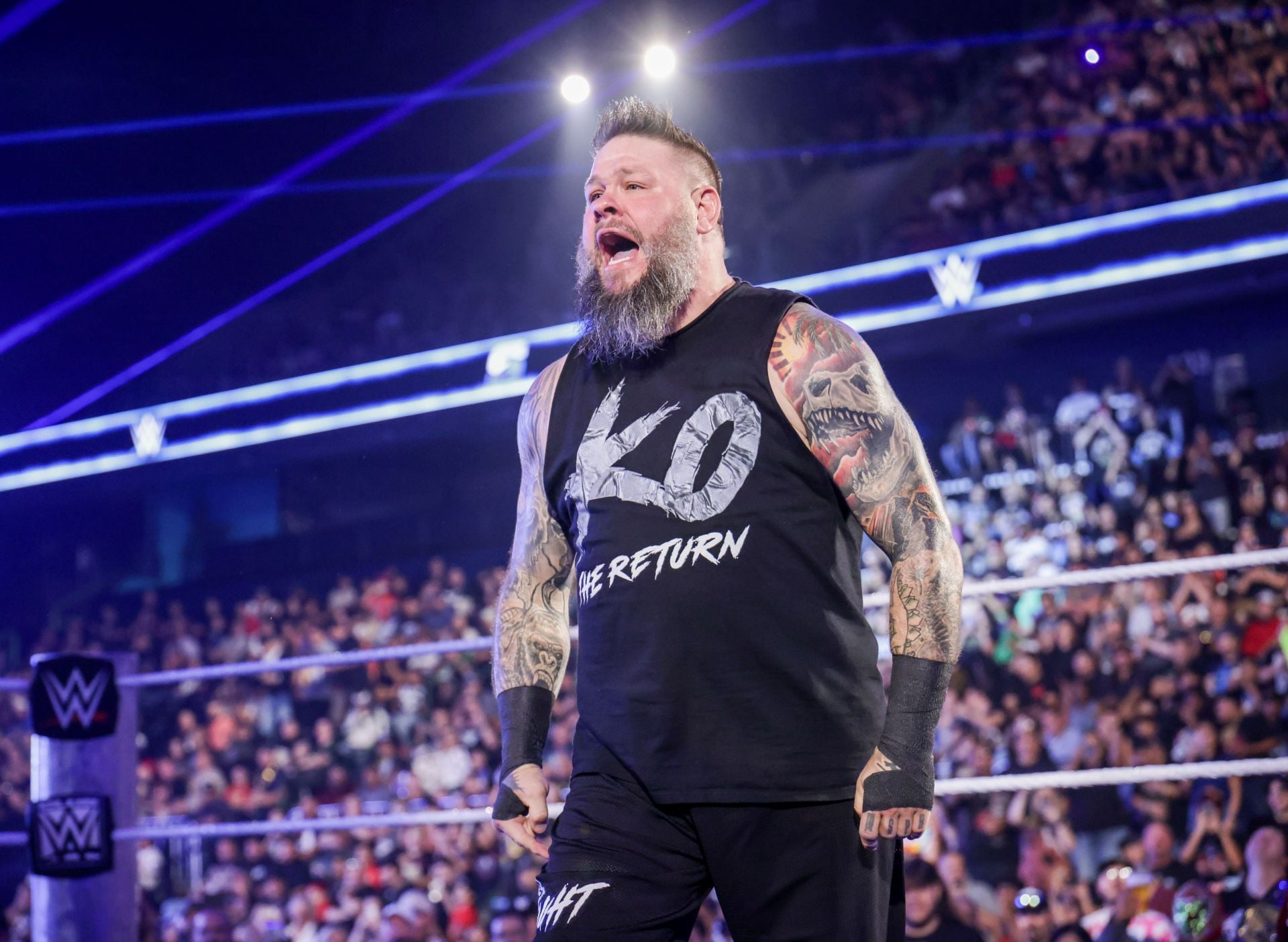 Kevin Owens gives shout-out to kidnapped WWE star ahead of massive SmackDown match
