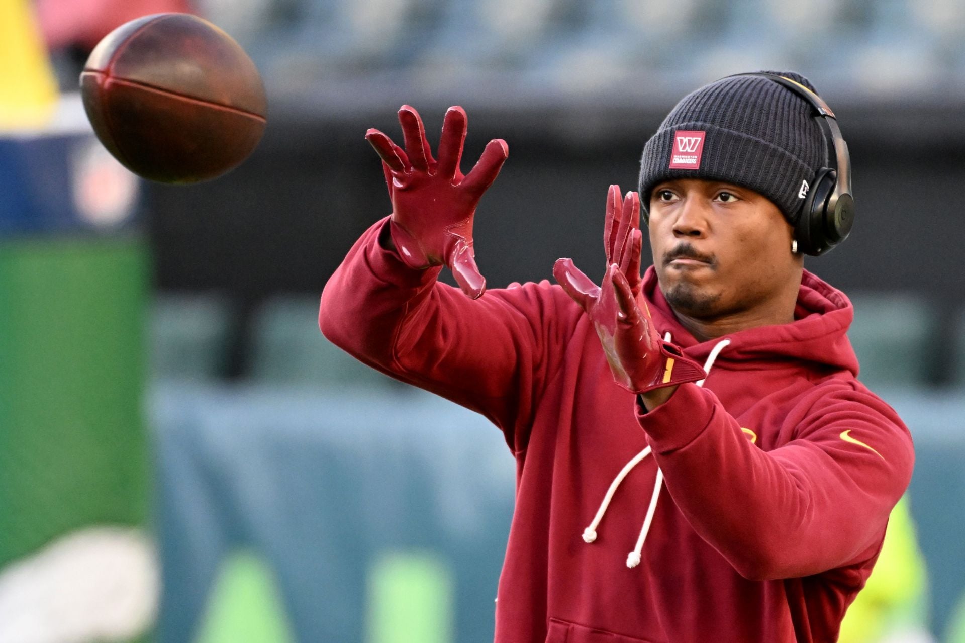"Inspect those London pitches" "not in shape as usual": NFL fans react to Terry McLaurin suffering injury during practice for Commanders game in UK