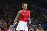 Zheng Qinwen at the Billie Jean King Cup Finals 2026. (Source: Getty)