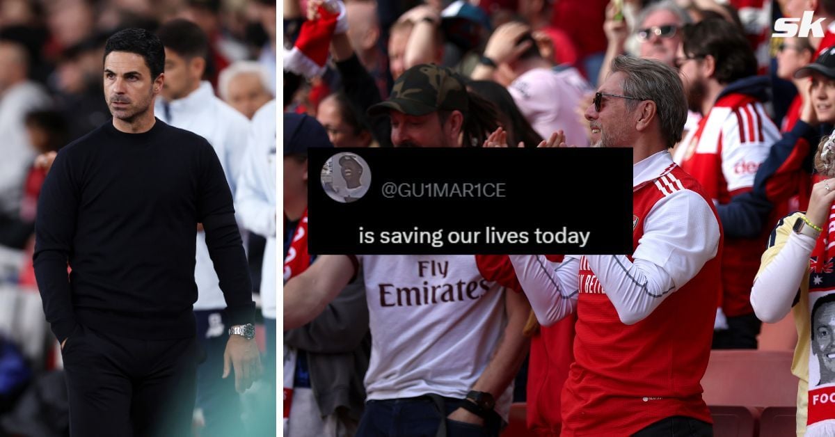 "He is saving our lives today" - Arsenal fans ecstatic as Gunners star named in starting XI for Nottingham Forest clash