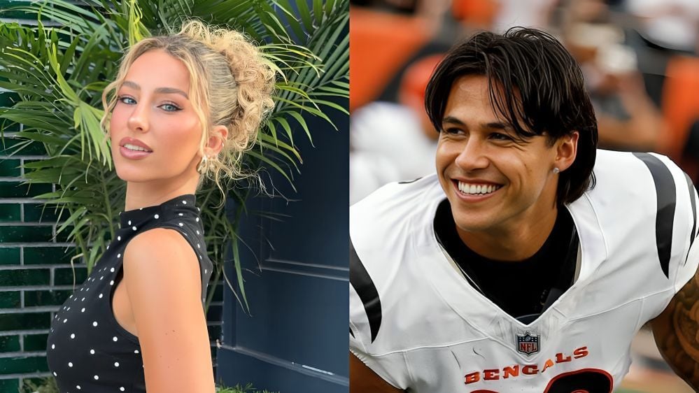 PIC: Gia Duddy shows off "Property of Bengals" crop top with denim as BF WR Andrei Iosivas takes on Jaguars in Week 4 clash