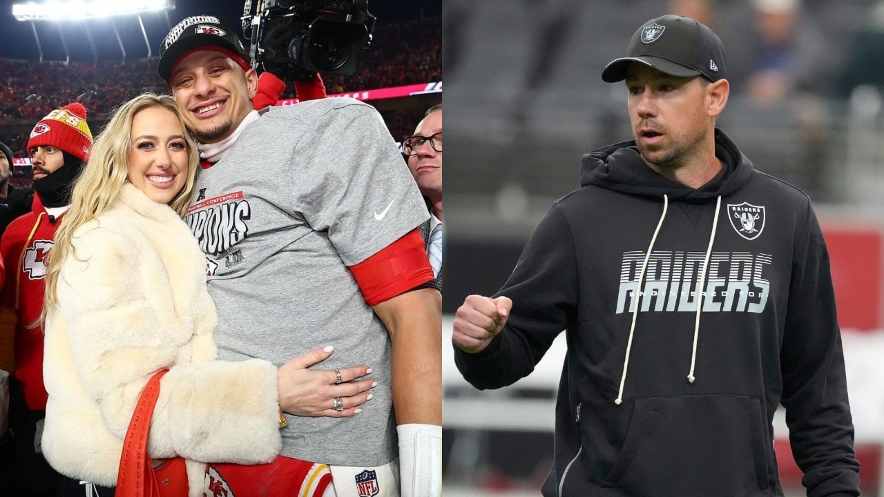 Patrick Mahomes' wife Brittany takes brutal shot at Klint Kubiak after Chiefs' comeback win Raiders