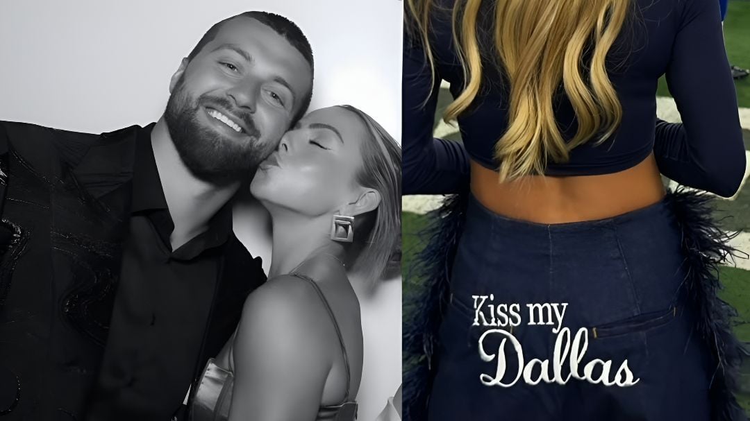 "Ur husband sucks," "That was his last game": Cowboys fans mock Haley Cavinder over Jake Ferguson's catch drop & "Kiss my Dallas" pants