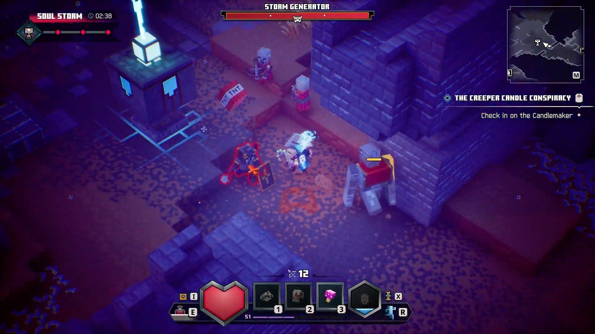 How to defeat Soul Storm in Minecraft Dungeons II