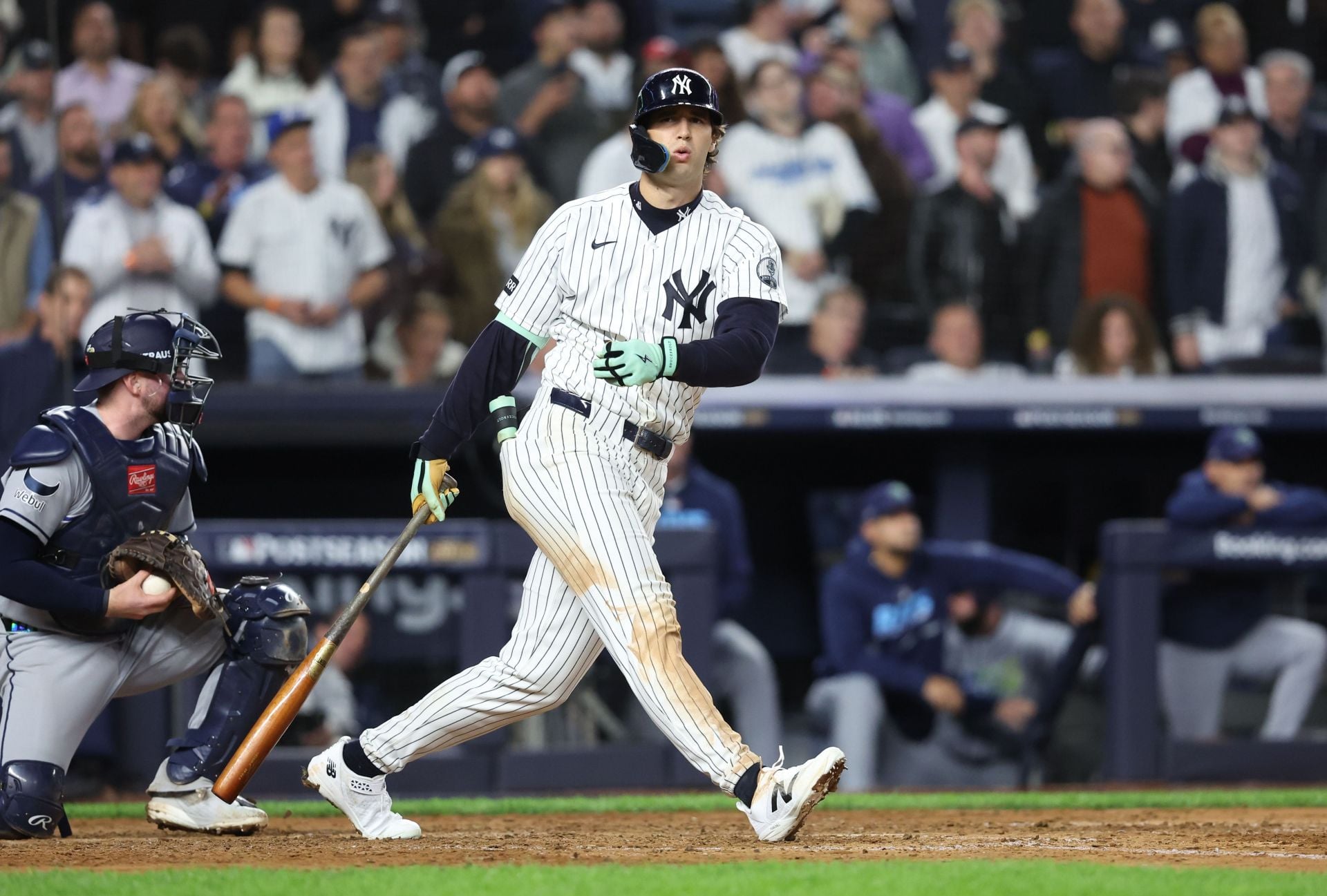 PICTURE: Spencer Jones' girlfriend Ava O'Connor rocks all black outfit for date night with the Yankees phenom