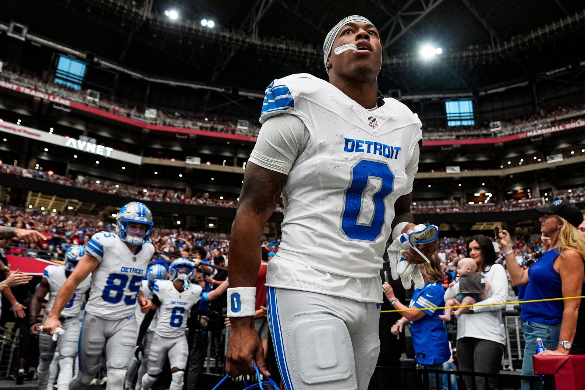Jahmyr Gibbs made history against the Cardinals - Source: Imagn