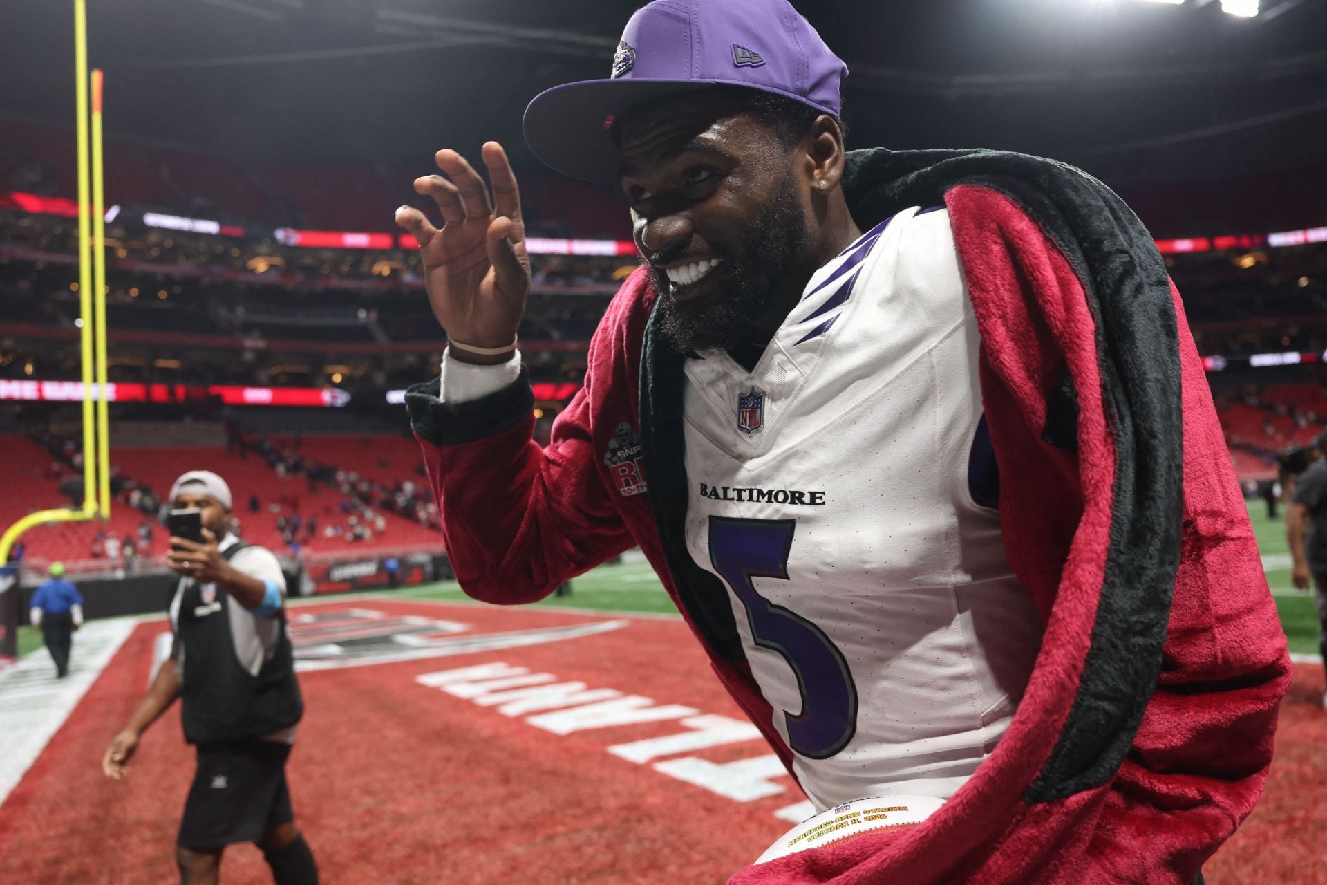 Tyler Huntley was a hero for the Ravens to cap off Sunday's action - Source: Imagn