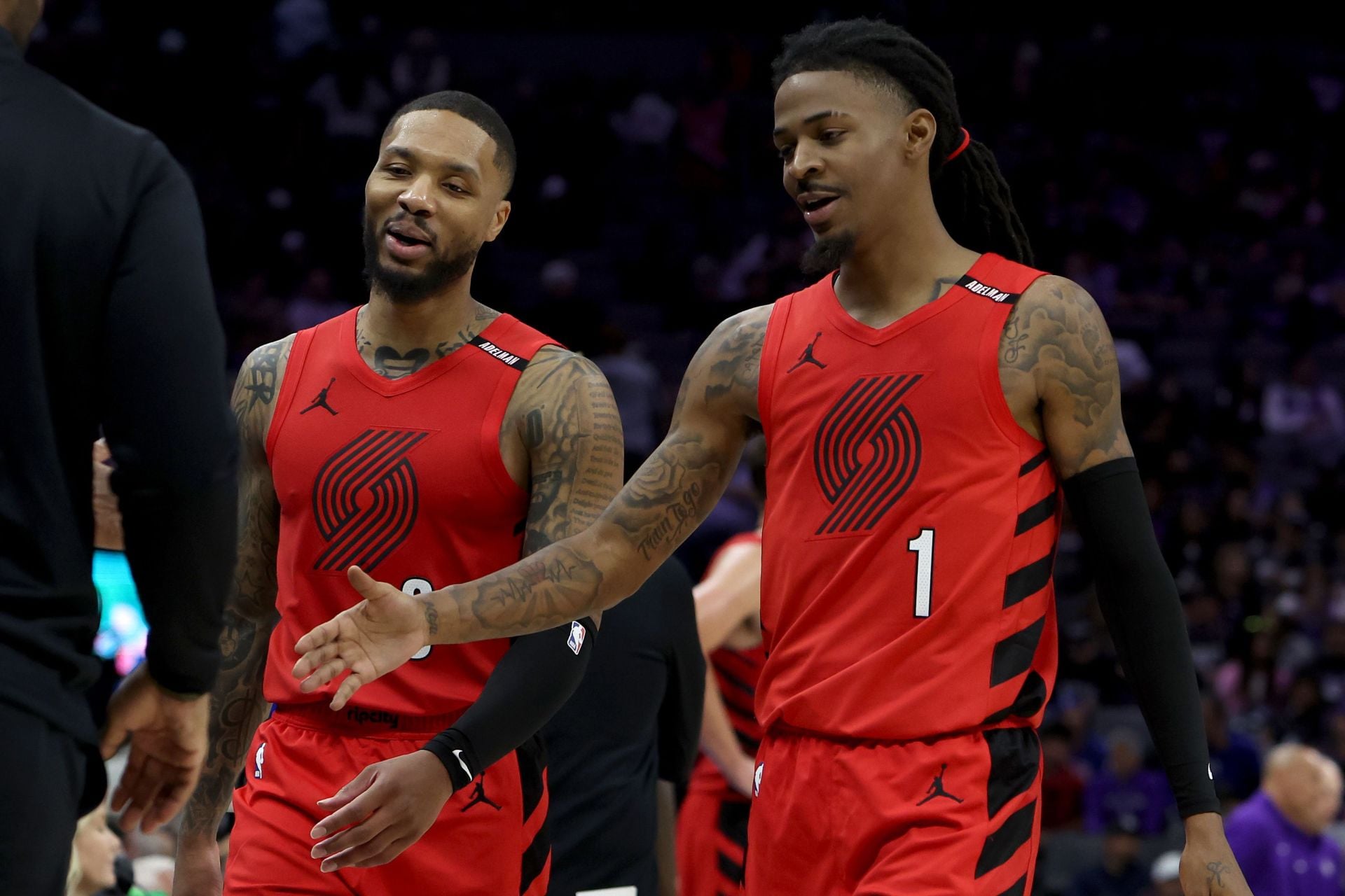 The Portland Trail Blazers boasted a league-best +24.5 net rating through their opening two games - Source: Imagn