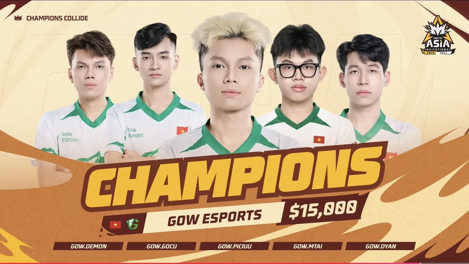 Free Fire FFMAI 2026 Fall: GOW Wins Title [Standings]