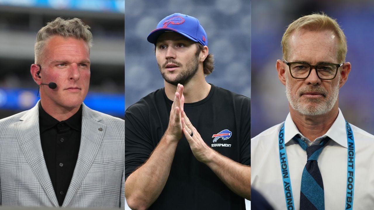 "This is shameless," "Downright disgusting": NFL fans rip Pat McAfee, Joe Buck & co. for calling Josh Allen's INT as "arm punt" during MNF vs. Rams