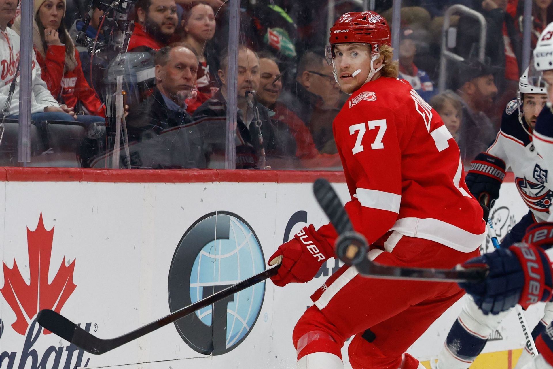 Red Wings GM Shawn Horcoff defiantly shuts down Simon Edvinsson trade rumors: "Not something I'm entertaining"