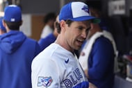 Shane Bieber was a two-time All-Star and 2020 AL Cy Young Award winner with the Cleveland Guardians. - Source: Imagn