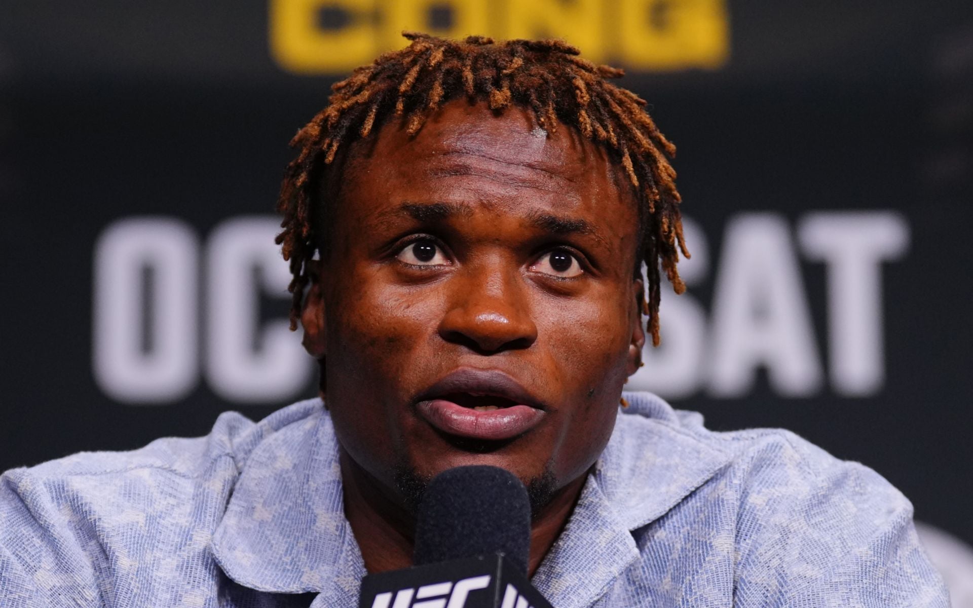 "UFC is run so sloppy man, lmao" - Fans react to Ateba Gautier not having translator at UFC 332 presser