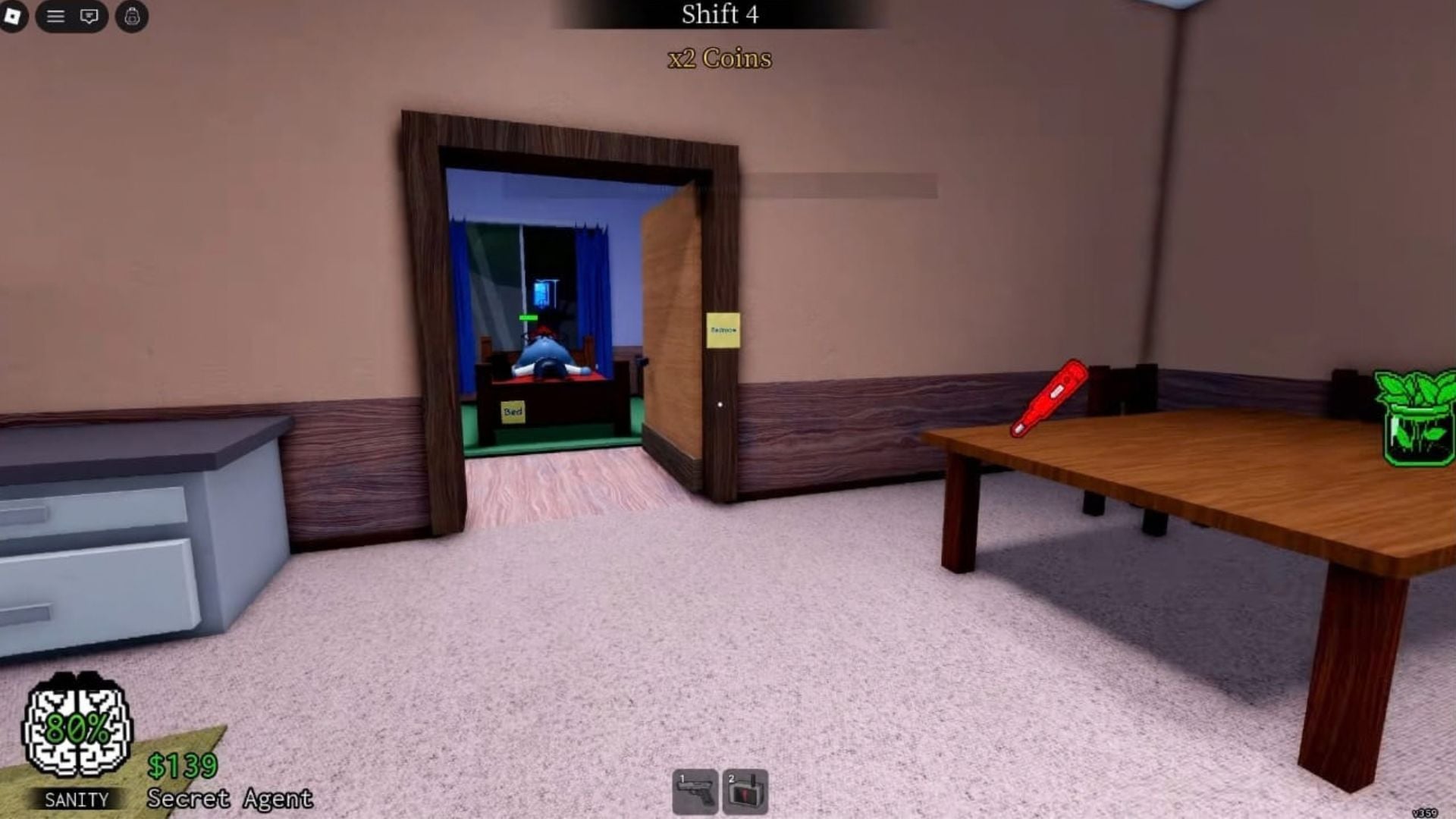 Use the treatment items on Ron (Image via Roblox)