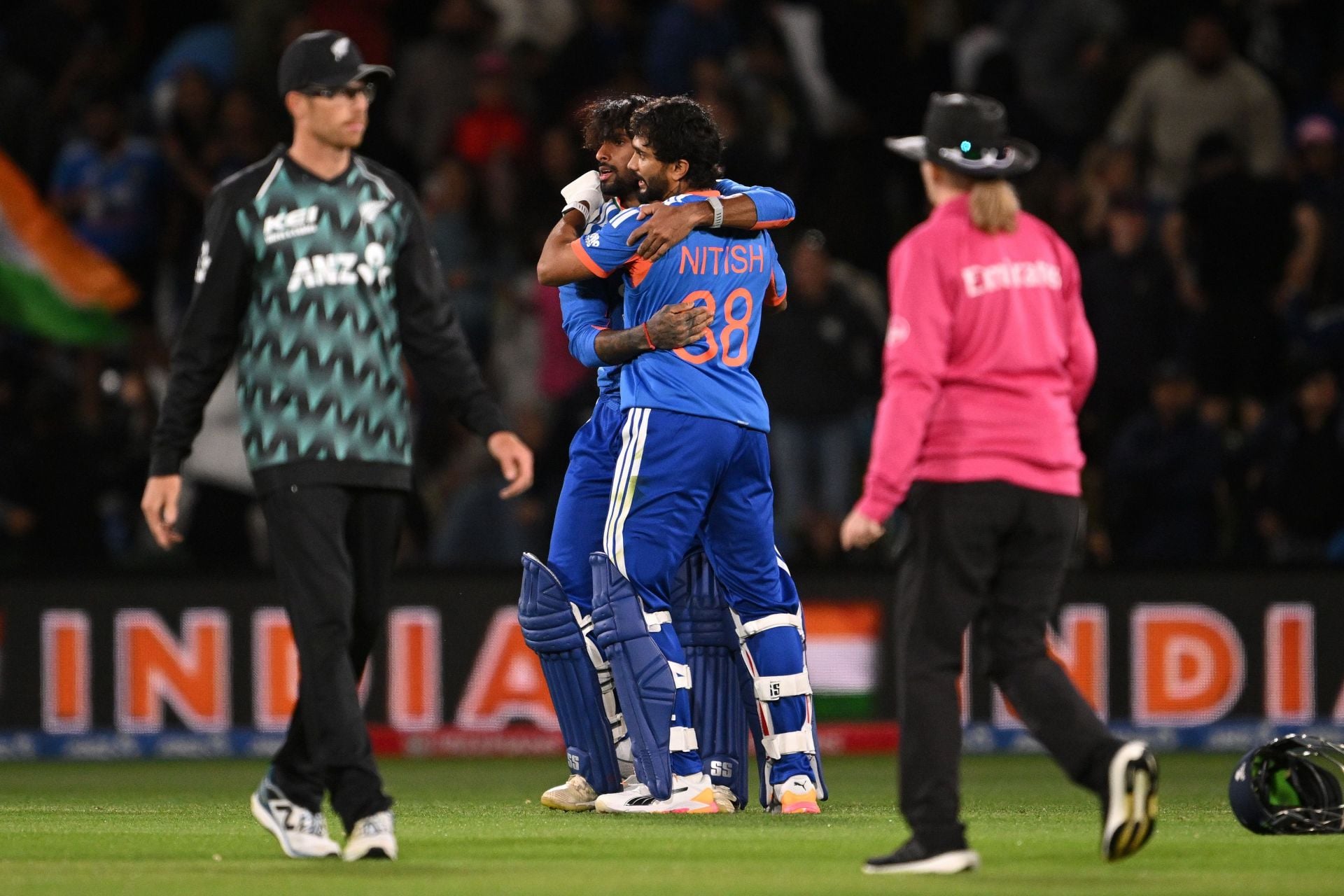 Tilak Varma & Nitish Reddy pull off a thriller with 1 ball left to spark wild celebrations in NZ vs IND 2026 2nd T20I [Watch]