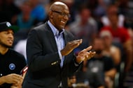 Clyde Drexler averaged 19.0 points, 6.1 rebounds and 5.4 assists for the Rockets- Source: Imagn