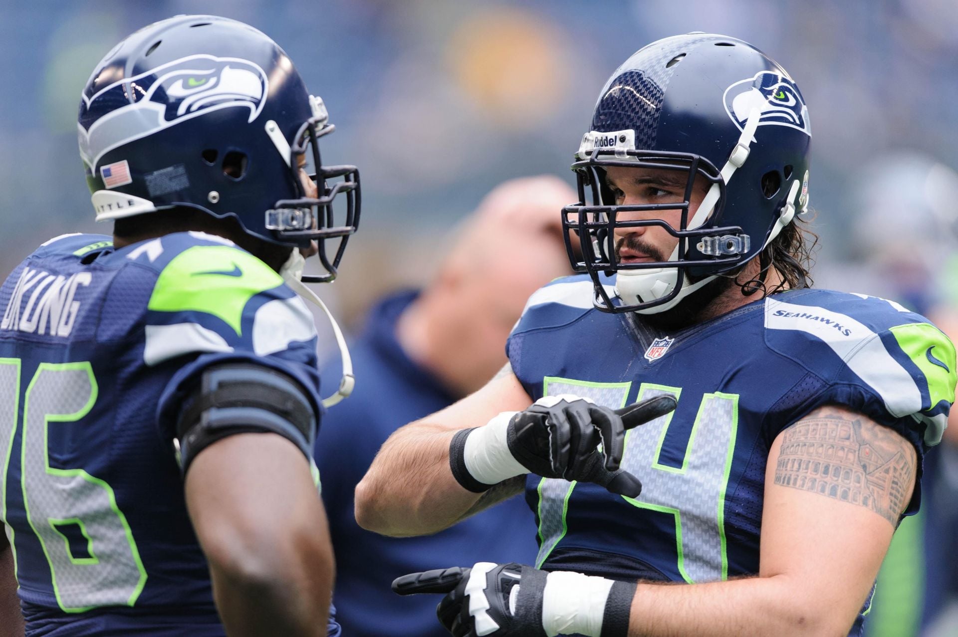 Seattle Seahawks guard John Moffitt was a third-round pick and retired at age 27 after three seasons in the NFL - Source: Imagn